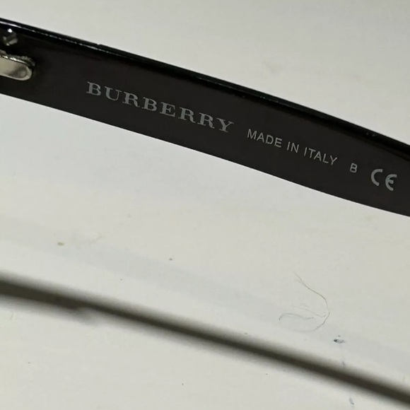 Burberry Eyeglasses Frames B 2086 3001 Black Brown Nova Check Pattern 54-17[ ]14 - Picture 5 of 6